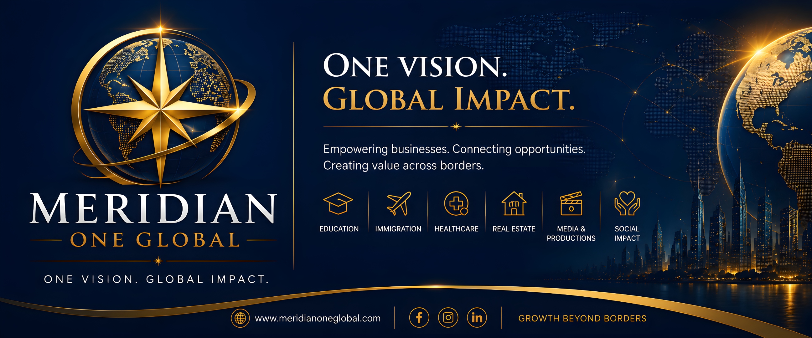 Meridian One Global — One Vision. Global Impact.